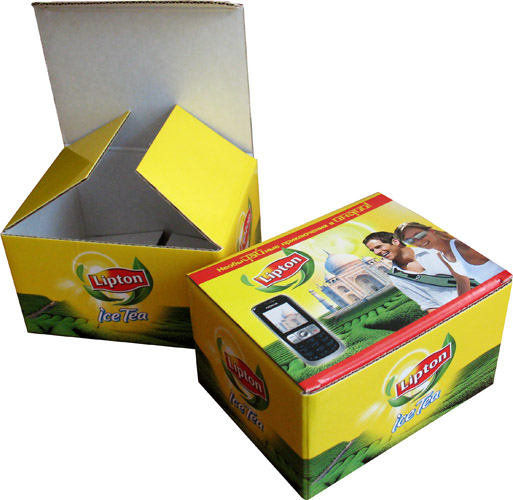 ЛИПТОН картонная коробка из картона для чяя